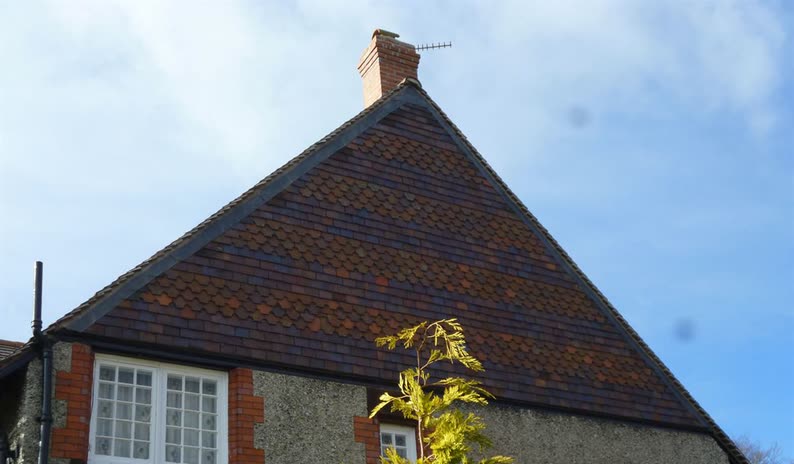 Retiling works on a property at Thornton Hough